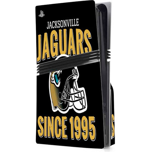 NFL Jacksonville Jaguars Helmet PS5 Pro Disk Console Skin