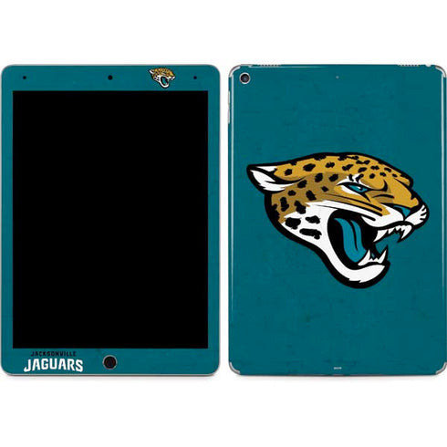 NFL Jacksonville Jaguars Teal Distressed iPad Skins
