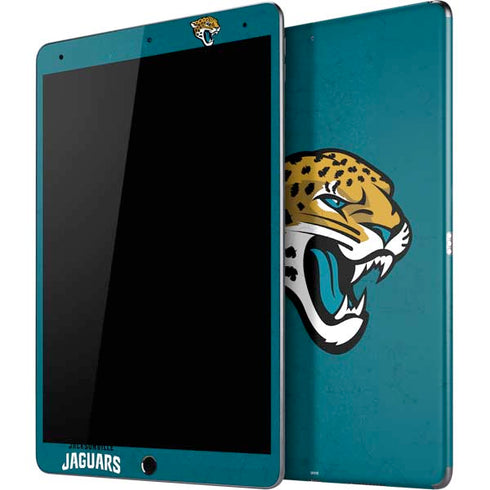 NFL Jacksonville Jaguars Teal Distressed iPad Skins