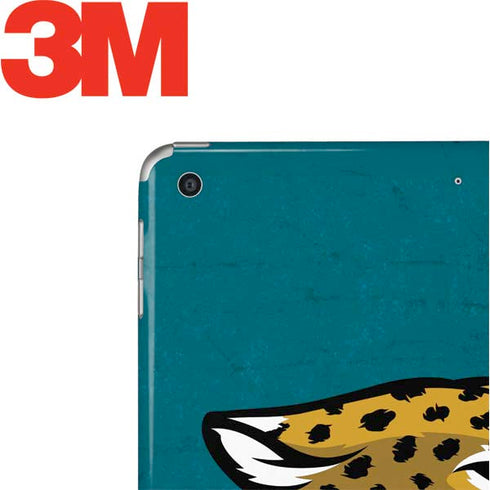 NFL Jacksonville Jaguars Teal Distressed Apple iPad Skin