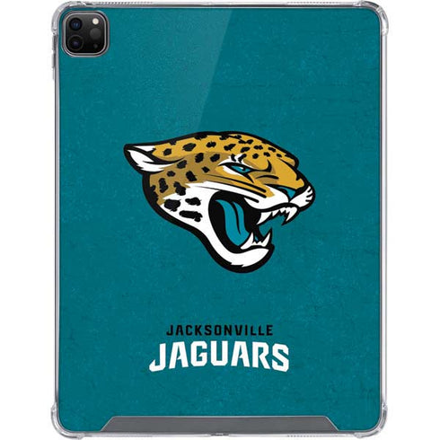 NFL Jacksonville Jaguars Teal Distressed iPad Cases