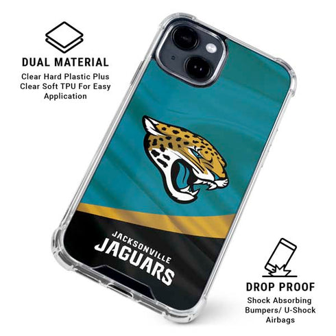 NFL Jacksonville Jaguars iPhone 15 Clear Case