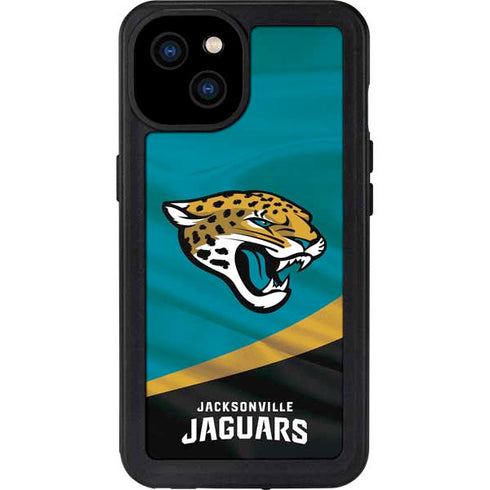 NFL Jacksonville Jaguars iPhone 15 Plus Waterproof Case