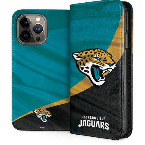 NFL Jacksonville Jaguars iPhone 15 Pro Max Folio Case