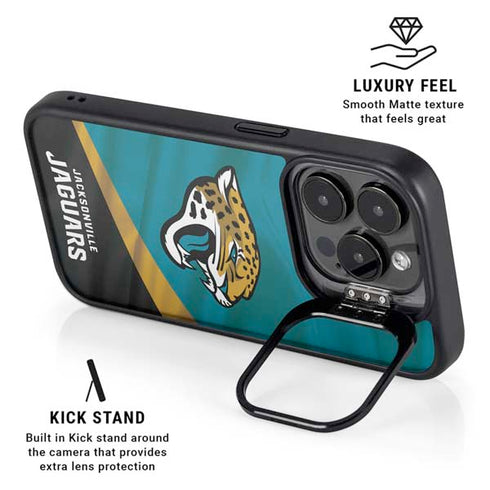NFL Jacksonville Jaguars iPhone 15 Pro Max Kickstand Case