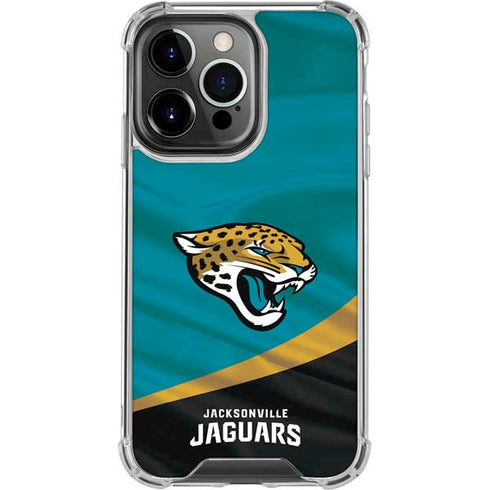 NFL Jacksonville Jaguars iPhone 16 Pro Clear Case