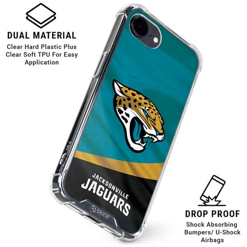 NFL Jacksonville Jaguars iPhone 16e Clear Case