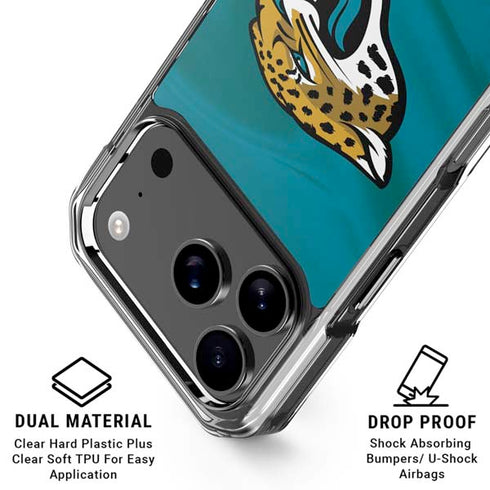 NFL Jacksonville Jaguars iPhone 17 Pro Clear Case