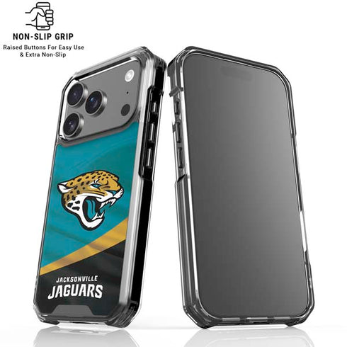 NFL Jacksonville Jaguars iPhone 18 Pro Clear Case