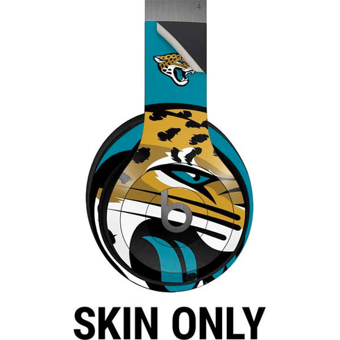 NFL Jacksonville Jaguars Large Logo Beats Solo 4 Wireless Headphones Skin