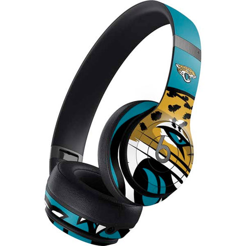 NFL Jacksonville Jaguars Large Logo Beats Solo 4 Wireless Headphones Skin