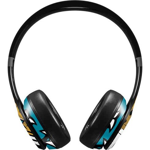 NFL Jacksonville Jaguars Large Logo Beats Solo 4 Wireless Headphones Skin