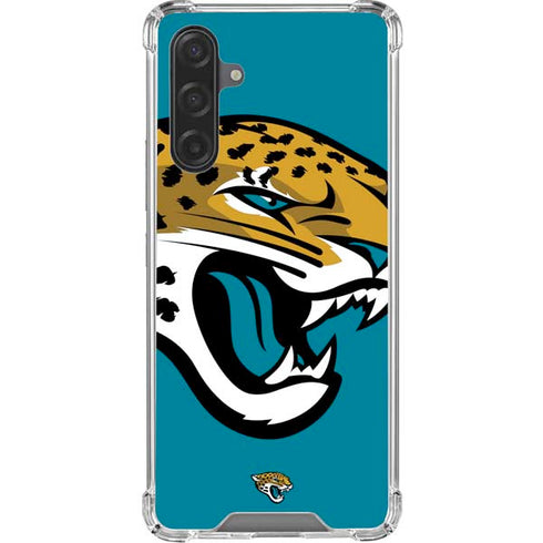 NFL Jacksonville Jaguars Large Logo Galaxy A17 Clear Case