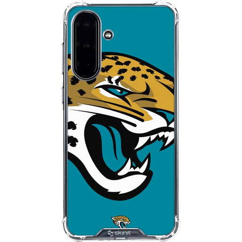 NFL Jacksonville Jaguars Large Logo Galaxy A36 5G Clear Case