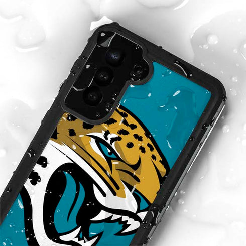 NFL Jacksonville Jaguars Large Logo Galaxy S24 Plus Waterproof Case