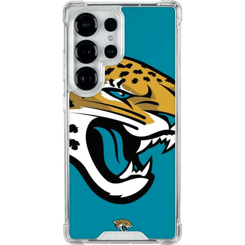 NFL Jacksonville Jaguars Large Logo Galaxy S25 Ultra Clear Case