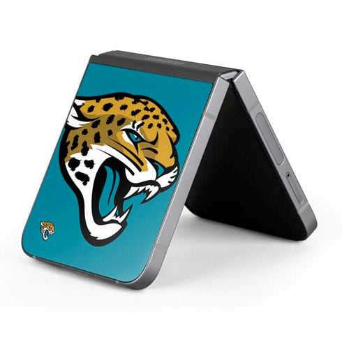 NFL Jacksonville Jaguars Large Logo Galaxy Z Flip6 Skin