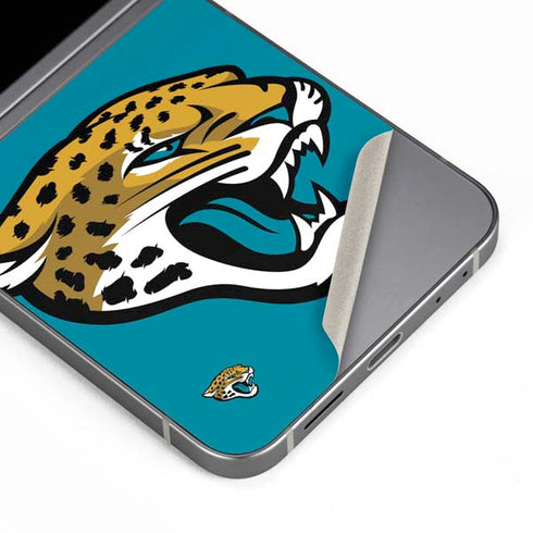 NFL Jacksonville Jaguars Large Logo Galaxy Z Flip6 Skin
