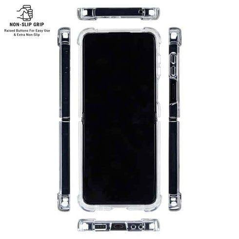 NFL Jacksonville Jaguars Large Logo Galaxy Z Flip6 Clear Case