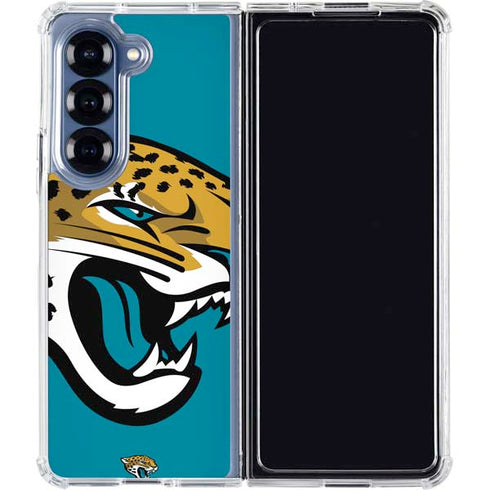NFL Jacksonville Jaguars Large Logo Galaxy Z Fold6 Clear Case