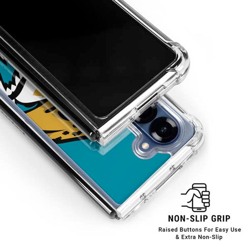 NFL Jacksonville Jaguars Large Logo Galaxy Z Fold6 Clear Case