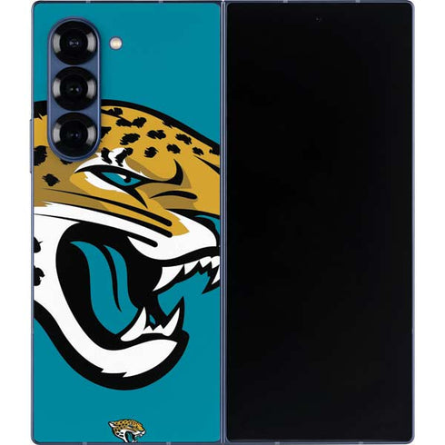 NFL Jacksonville Jaguars Large Logo Galaxy Z Fold6 Skin