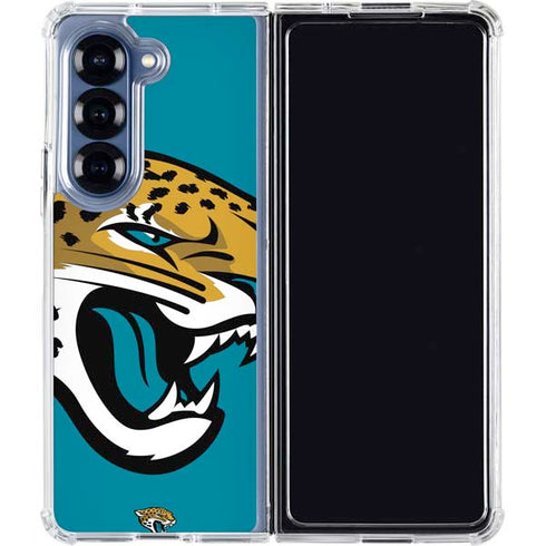 NFL Jacksonville Jaguars Large Logo Galaxy Z Fold7 Clear Case