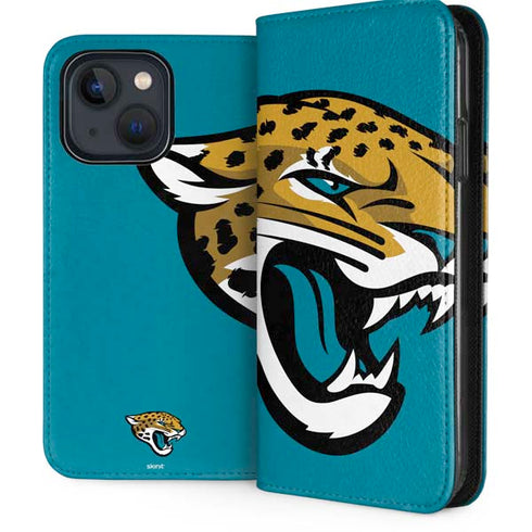 NFL Jacksonville Jaguars Large Logo iPhone 13 Folio Case