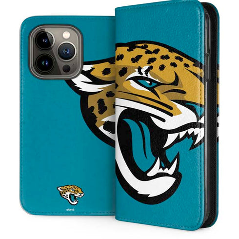 NFL Jacksonville Jaguars Large Logo iPhone 14 Pro Folio Case