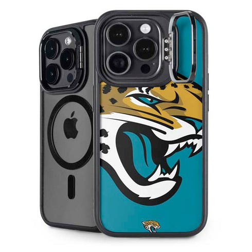NFL Jacksonville Jaguars Large Logo iPhone 15 Pro Max Kickstand Case