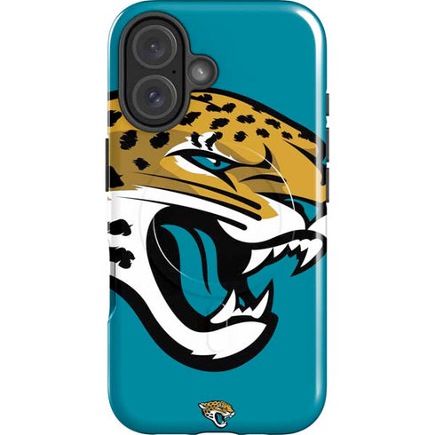 NFL Jacksonville Jaguars Large Logo iPhone 16 Magsafe Impact Case