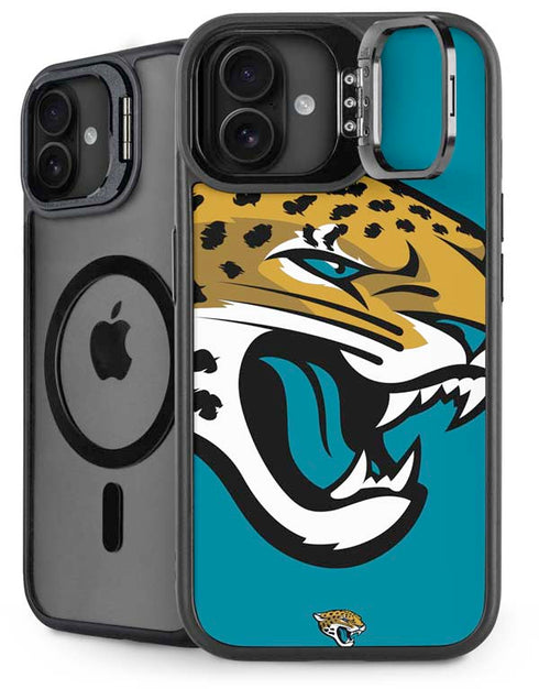 NFL Jacksonville Jaguars Large Logo iPhone 16 Plus Kickstand Case