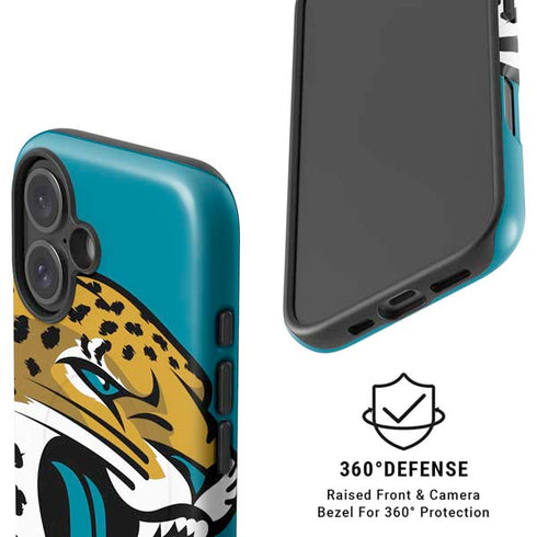 NFL Jacksonville Jaguars Large Logo iPhone 16 Plus Magsafe Impact Case