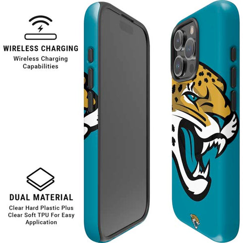 NFL Jacksonville Jaguars Large Logo iPhone 16 Pro Magsafe Impact Case