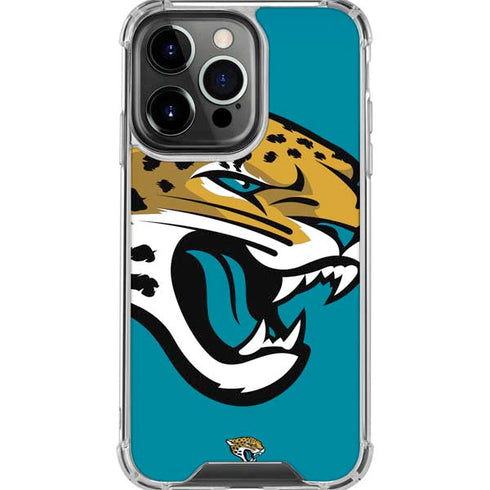 NFL Jacksonville Jaguars Large Logo iPhone 16 Pro Max Clear Case