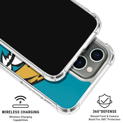 NFL Jacksonville Jaguars Large Logo iPhone 16 Pro Max Clear Case