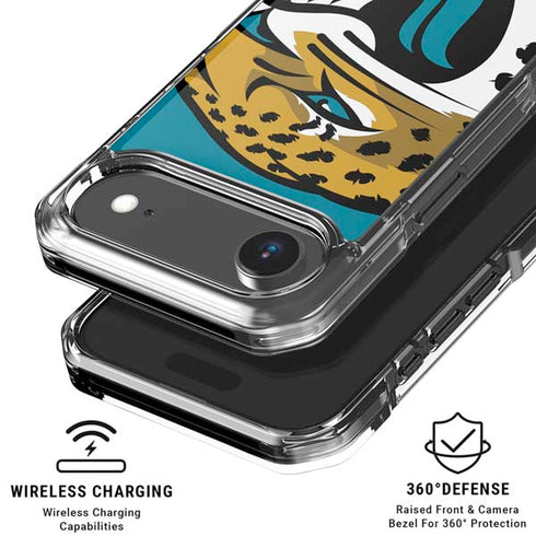 NFL Jacksonville Jaguars Large Logo iPhone 17 Air Clear Case