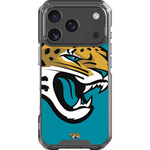 NFL Jacksonville Jaguars Large Logo iPhone 17 Pro Clear Case