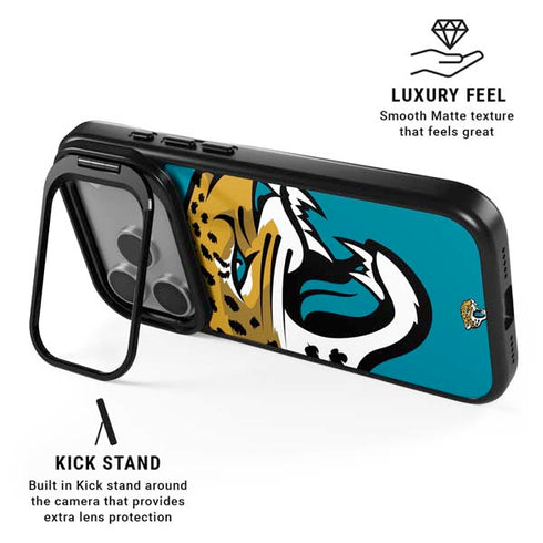 NFL Jacksonville Jaguars Large Logo iPhone 17 Pro Kickstand Case