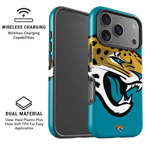 NFL Jacksonville Jaguars Large Logo iPhone 17 Pro Max Magsafe Impact Case