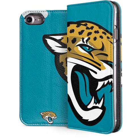NFL Jacksonville Jaguars Large Logo iPhone 7 Folio Case