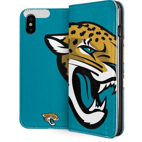 NFL Jacksonville Jaguars Large Logo iPhone 8 Folio Case
