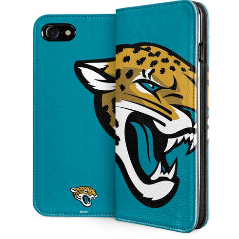 NFL Jacksonville Jaguars Large Logo iPhone SE (2nd & 3rd Gen) Folio Case