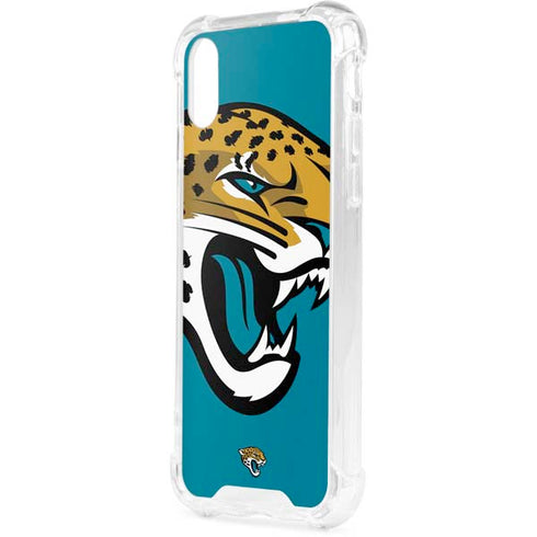 NFL Jacksonville Jaguars Large Logo iPhone XS Clear Case