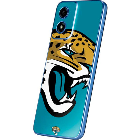 NFL Jacksonville Jaguars Large Logo Moto G Play 4G (2024) Skin