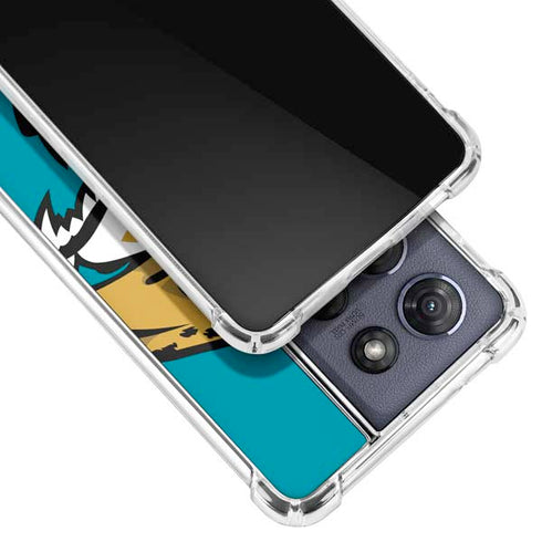 NFL Jacksonville Jaguars Large Logo Moto G Play 5G (2025) Clear Case