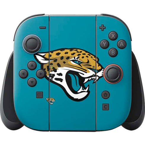 NFL Jacksonville Jaguars Large Logo Nintendo Skins