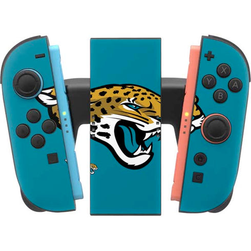 NFL Jacksonville Jaguars Large Logo Nintendo Switch 2 (2025) Joy-Con Controller Skin