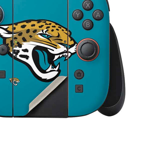 NFL Jacksonville Jaguars Large Logo Nintendo Switch 2 (2025) Joy-Con Controller Skin
