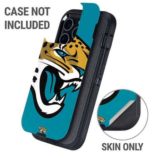 NFL Jacksonville Jaguars Large Logo Otterbox Defender iPhone Skin